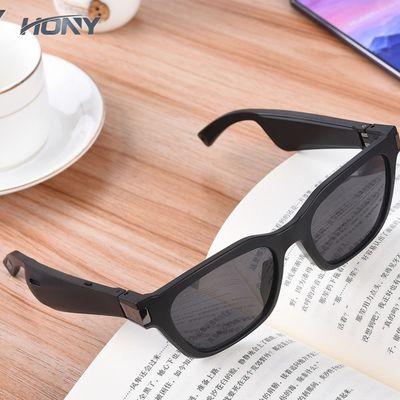 Multifunctionele Draadloze Aanrakings110mah Glazen met Bluetooth-Sprekers Nylon Lens
