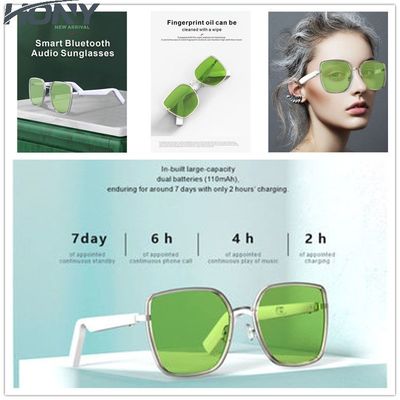 Draadloze Groene Muziek 1506 Spreker Slimme Eyewear van Bluetooth voor het Reizen