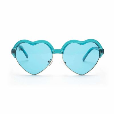 Het Hartkader van Chromotherapyaqua blue colour therapy sunglasses